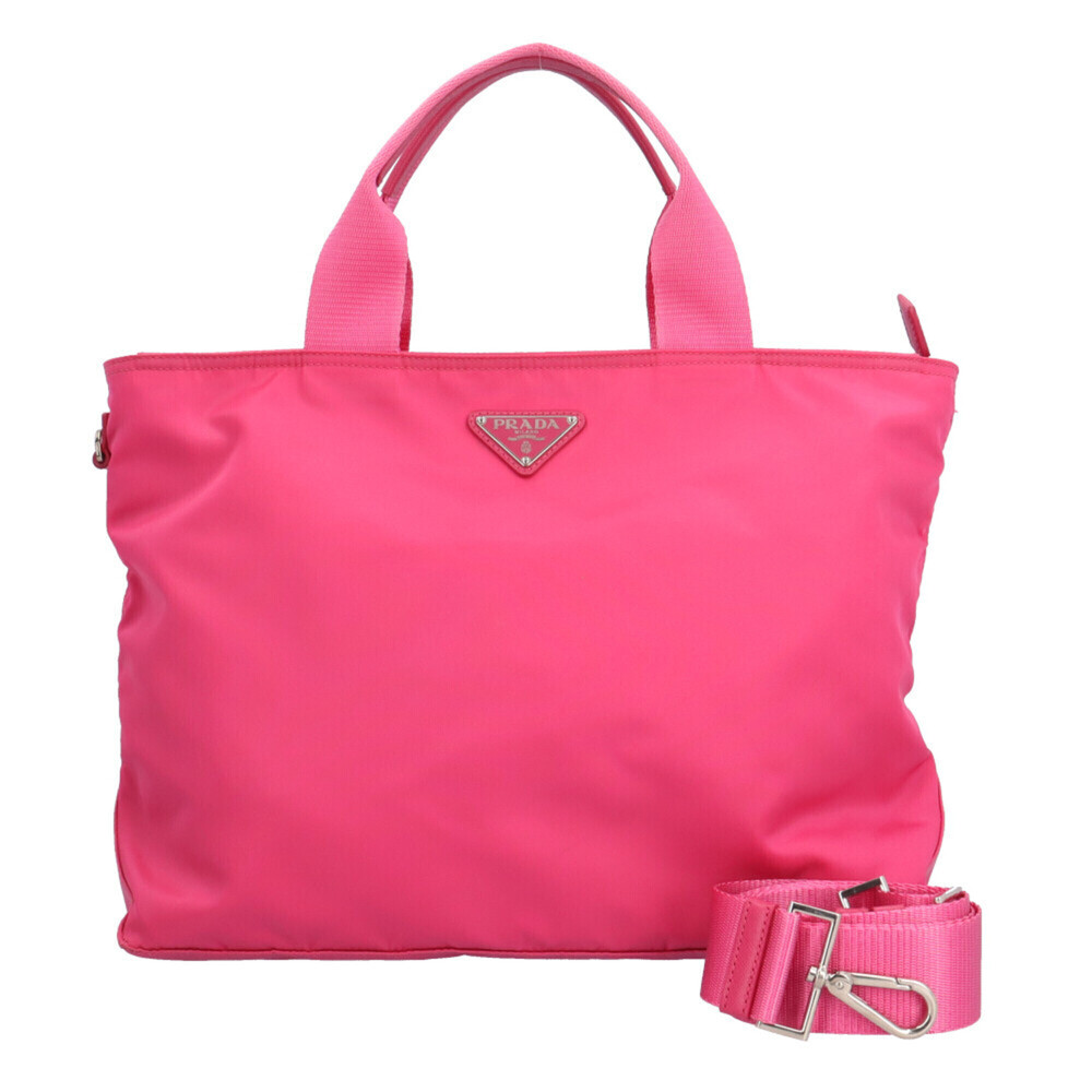 Prada Shoulder Bag / Handbag, Nylon, BN2867, Pink, Women's, PRADA 2-Way